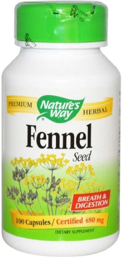 NATURE S WAY Fennel Seed (480mg - 100 caps) Cheap