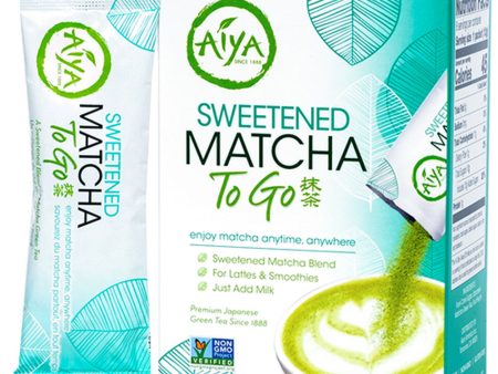 AIYA Sweetened Matcha To Go (1 8-Stick Box) Fashion