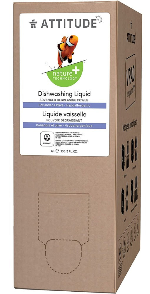 ATTITUDE Dishwash Liquid (Coriander & Olive - 4 Litres) Online Sale