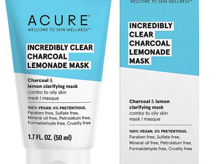 ACURE Clear Charcoal Lemonade Mask (50 ml) Online Sale