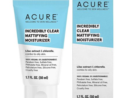 ACURE Clear Mattifying Moisturizer (50 ml) For Sale