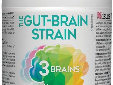 3 BRAINS Gut Brain Probiotic (Shelf Stable - 60 veg caps) Fashion