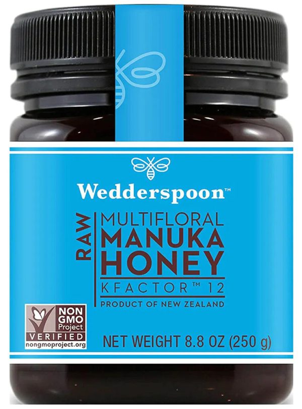 WEDDERSPOON 100% Raw Manuka Honey (Kfactor 12 - 250 Gr) on Sale