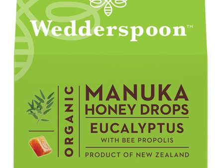 WEDDERSPOON Organic Manuka Honey Drops (Eucalyptus - 120 Gr) Discount