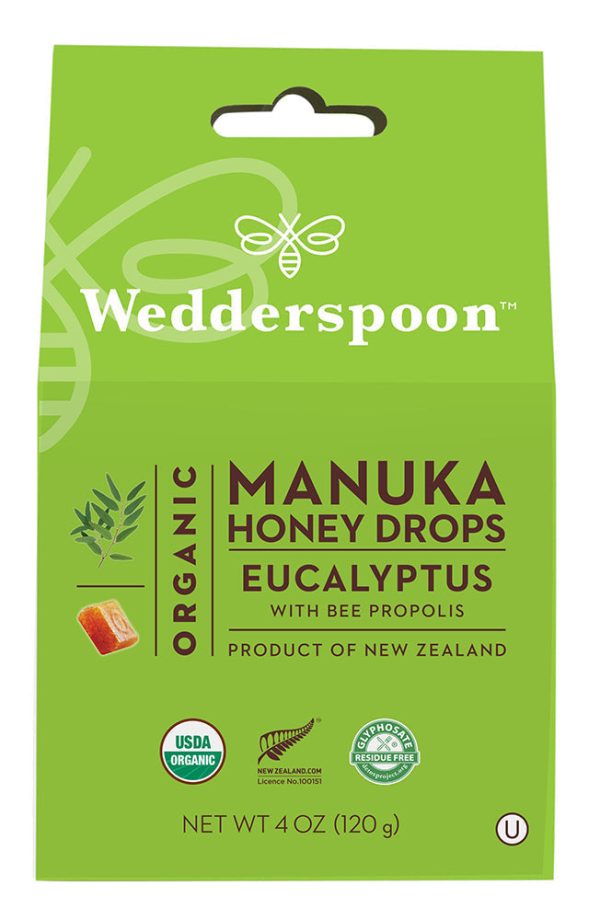 WEDDERSPOON Organic Manuka Honey Drops (Eucalyptus - 120 Gr) Discount