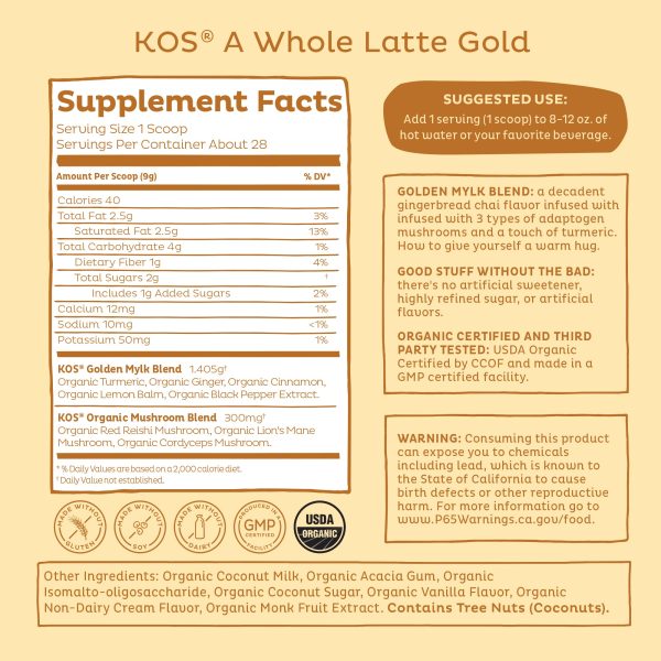 KOS A Whole Latte Gold Supply