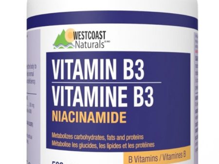 WESTCOAST NATURALS Niacinamide (500 mg - 90 caps) Online now