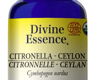 DIVINE ESSENCE Citronella - Ceylon (Organic - 15 ml) For Cheap