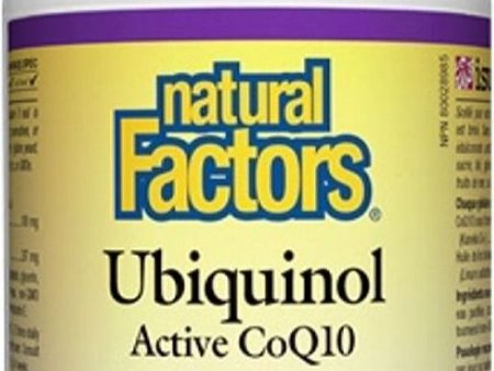 NATURAL FACTORS Ubiquinol Active CoQ10 (100 mg - 60 sgels) Sale