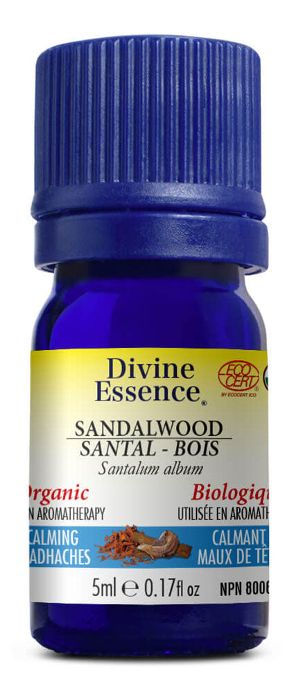 DIVINE ESSENCE Sandalwood (Organic - 5 ml) Online Hot Sale