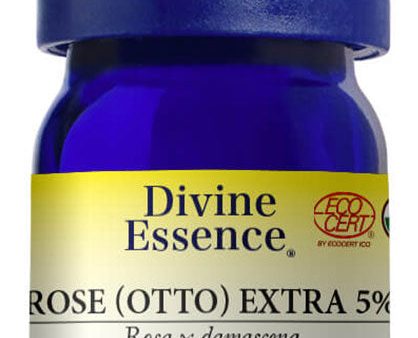 DIVINE ESSENCE Rose (Otto) Extra 5% (Organic - 5 ml) Cheap