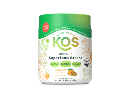 KOS Organic Superfood Greens - Mango Flavor Discount