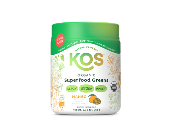 KOS Organic Superfood Greens - Mango Flavor Discount