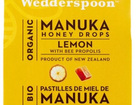 WEDDERSPOON Organic Manuka Honey Drops (Lemon - 120 Gr) For Cheap