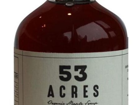 53 ACRES Organic Maple Syrup - Golden (375 ml) Supply