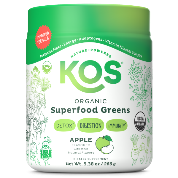 KOS Organic Superfood Greens - Apple Flavor Online