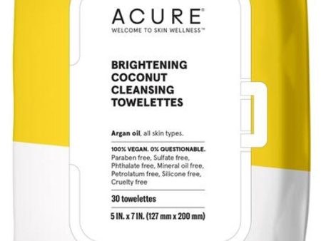 ACURE Brightening Coconut Towelettes Tray (3-Pack) Cheap