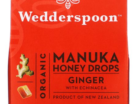 WEDDERSPOON Organic Manuka Honey Drops (Ginger - 120 Gr) Online