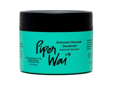 PIPERWAI Activated Charcoal Deodorant - Jar Online Sale