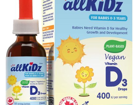 ALLKIDZ NATURALS Vegan Vitamin D3 Drops For Cheap