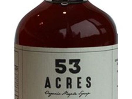 53 ACRES Organic Maple Syrup - Amber (375 ml) Online Sale