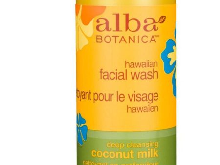 ALBA BOTANICA Hawaiian Coconut Milk Facial Wash (237 ml) on Sale