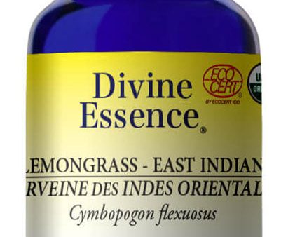 DIVINE ESSENCE Lemongrass - East Indian (Organic - 15 ml) Sale