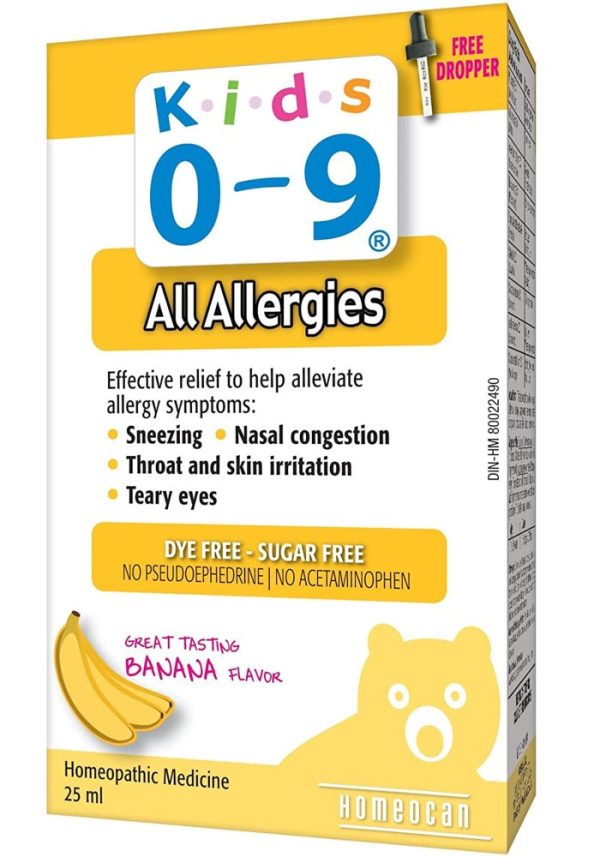 HOMEOCAN Kids 0-9 Allergy (25 ml) Supply