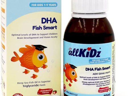 ALLKIDZ NATURALS DHA Fish Smart (90 ml) Hot on Sale