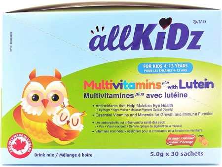 ALLKIDZ NATURALS  Multivitamins +  with Lutein (30 Count) Online Hot Sale