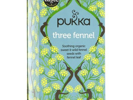 Three Fennel Tea Organic Hot on Sale