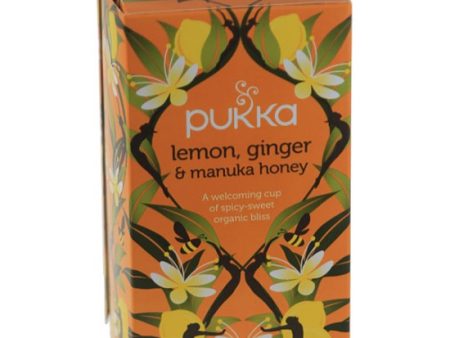 Lemon, Ginger & Manuka Honey Tea Organic Online Sale