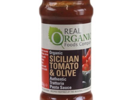 Sicilian Tomato & Olive Pasta Sauce Organic Hot on Sale